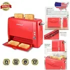2-Slice Long Slot Toaster with 6 Shade Settings - Perfect for Bagels & Breads!