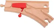 Vaguelly Train Accessories Wooden Track Connectors Set Boys and Girls Educational Toy Train Tracks