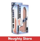 9" Rotating Vibrating Silicone Cock + Balls by Big Shot