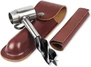 Hand Auger Wrench Survival Settlers Tool Wood Drill Peg Hole Maker Multitool