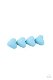 Paparazzi: HEART to Please - Blue​ Hair Clip