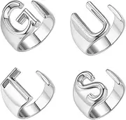 [SUNNYOUTH] G U T S Rings Set Olivia Ro World Tour Inspired Ring Concert Album Fan Gifts Ring for Women Girls, Brass, No Gemstone, silvery
