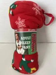 New Buddy the ELF Fleece Pajama Pants Lounge Pants Men's 2XXLarge Sleepwear