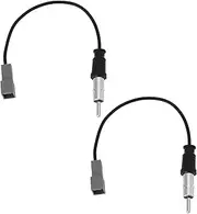 VGOL 2 Pcs Radio DIN Aerial Extension Cable Replacement Part, Car Audio CD Stereo Aerial DIN Antenna Adaptor Compatible with Hyundai 2009-2011 Compatible with Kia 2007-up, 17cm