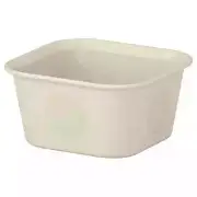 1 IKEA NOJIG Organizer, Plastic Beige, 4x4x2 "Junk Drawer" Storage Box brand new