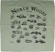 North Woods Field Guides Animal Scat Of North America Cotton- SCAT-BANDANA-GREEN