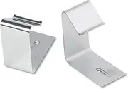 Quartet 7501 Partition Hangers,Adjusts1-1/2"-2-1/2",2/ST,Nickel Plated