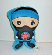 Dave & Buster's Plush Pals Blue Ninja Soft Small 8" New