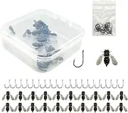 Fly Fishing Bait Trout,Fish Attractant Fly Fishing Bait with Hook | Fly Lure, Fly Fishing Bait, Fly Fishing Fly Assortment for Pike, Salmon