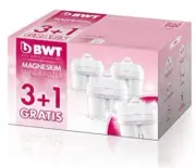 BWT Premium Mg 2+ Water Filter, Custom USA Formulation (3+1 Pack)