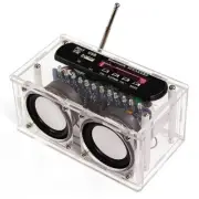 DIY bluetooth Speaker Kit with FM Radio 87.5-108MHZ DIY Soldering Project Practi