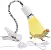 US Reptile Heat Lamp 25/50/75W UVA+UVB Pet Basking Light Bulb for Reptile Turtle