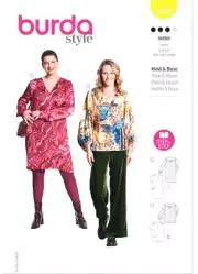 Burda 5783 Misses Dress &Blouse Sewing Pattern Sizes 10-22 NEW!