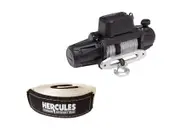 Kings Domin8r Xtreme 12,000lb MkII Winch 7HP IP68 + Hercules 11,000kg Snatch Strap