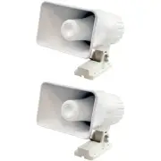 Pyle Pro 6 Inch PA Horn Speakers Set of 2 Heavy Duty 50W 100dB Output