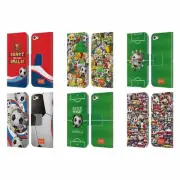 OFFICIAL emoji® WORLD CUP LEATHER BOOK WALLET CASE FOR APPLE iPOD TOUCH MP3