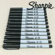 12 x Sharpie Permanent Marker Ultra Fine Point 0.3mm Ultra Fine Black 37121