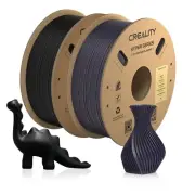 Creality Hyper PLA-CF（PLA Carbon Fiber） Filament 1.75mm, Black+Pur