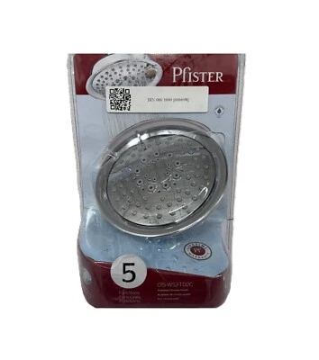 Pfister Universal 5-Spray Wall Mount Shower Head Polished Chrome 015-WS2-TD2C