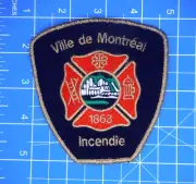Montreal Canada Fire Department patch-vintage