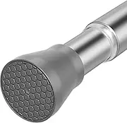 Tension Rods for Windows 28 to 48 Inch Silver Tension Curtain Rod Spring Rods No Drilling Pressure Tension Rods Adjustable Curtain Rods Expandable for Closet,Doorway