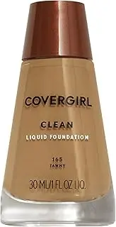 COVERGIRL Clean Makeup Foundation Tawny 165, 1 oz