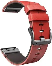 [BKUANE] 22/26mm Official Leather Watchbands For Garmin Fenix 7X 7 6 6X Pro 5 5X Plus 935 945 Smartwatch Band QuickFit Bracelet Strap