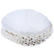 500Pcs 25Cm American Commercial Coffee Filter Paper Basket (White) American commercial coffee filter paper basket