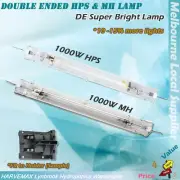 1000W Double Ended HPS MH Grow Lamp Hydroponics Light With High Lumen Efficiency