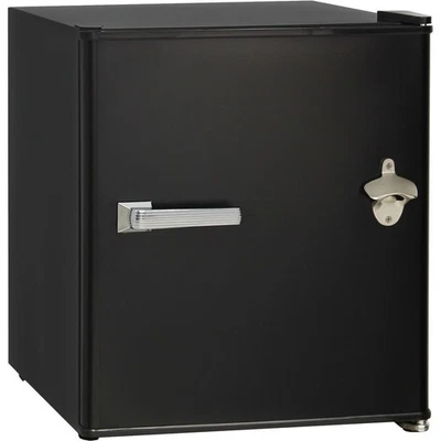 Retro Black Small Vintage Mini Bar Fridge 46 Litre Schmick Brand With Opener