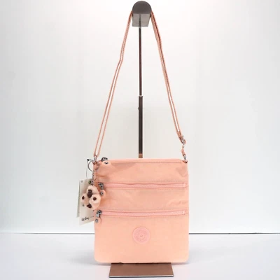 Kipling Keiko Crossbody Shoulder Mini Bag AC7905 Polyamide Mellow Peach $64 NWT