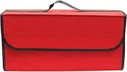Car Boot Organiser Car Trunk Organizer Box Large Capacity Folding Storage Bag Fit For Seat Cupra Leon Mk3 Mk2 5f Ibiza 6j 6l Ateca Born FR(1pcs-D-Red)