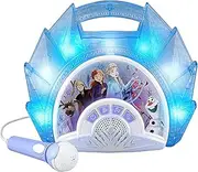 Disney Frozen Anna & Elsa Cool Tunes Sing Along Boombox with Microphone with Built in Tunes or Connect Your MP3