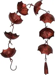 Vintage Rain Chime Chain Gutter Chains Decorative Wind Chime Long for Home