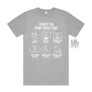 Cricket T-Shirt, Things I Do In My Spare Time, Men's Cricket T-Shirt, Funny