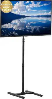 Extra Tall TV Floor Stand for 13-50” Screens, VESA 200x200, Treadmill Mount