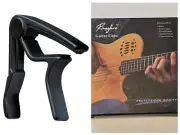 RINASTORE 6-String Acoustic & Electric Guitar Capo- Single Handed Capo MA-12-F