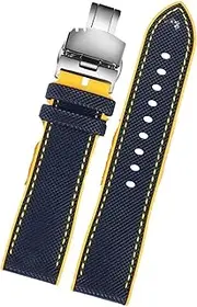 [BABCPMPGK] Fit For Citizen Fit For Seiko Fit For Tissot Fit For Mido watch Rubber Strap Waterproof Watchband 20mm 22mm 23mm 24mm Sport Diving Nylon Men Watch Bracelet