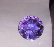 Oleg Cassini Crystal Semi Precious Diamond Elizabeth Lavender Paperweight NIB
