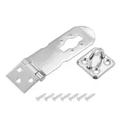 Padlock Hasp Door Clasp Hasp Latch Security Safety Bolt Lock Latches 4-inch