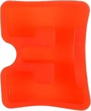 uxcell 5 Inch Large 3D Alphabet Letter Mould for Resin, E Capital Silicone Letter E Mould for Epoxy Resin Art DIY Crafts Decoration, Red