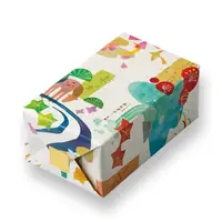在飛比找momo購物網優惠-【小倉山莊】百人一首 化妝箱 仙貝禮盒 123g(55入x1