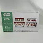 Pyrex® Star Wars Christmas C3PO Vader Chewbacca 8 PieceStorage Bowl Set NEW Sith