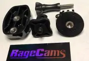 RageCams Tripod Adapter's Male Female 1/4"-20 For ALL GoPro Hero12 Hero11 Hero 7
