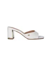 [Dune London] Moons Slip-on Heel in White
