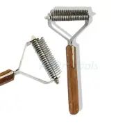 Dog Stripping Grooming Comb Tool Pet Undercoat Rake Fur Hair 20 Blade VT-175