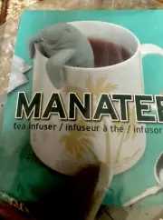 Set Of 2! Reusable Manatee Silicone Tea Infusers