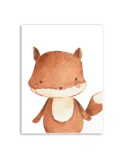 [Namly Design] Poster – Cozy Fox: A Warm Smile