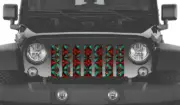 Aztec Frostfire Grille Insert Dirty Acres Radiator Protectant Mesh For Jeep JK (for: Jeep)