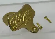 New Coca Cola Bottle Opener Gold Colored “Drink Coca Cola” Made In Taiwan